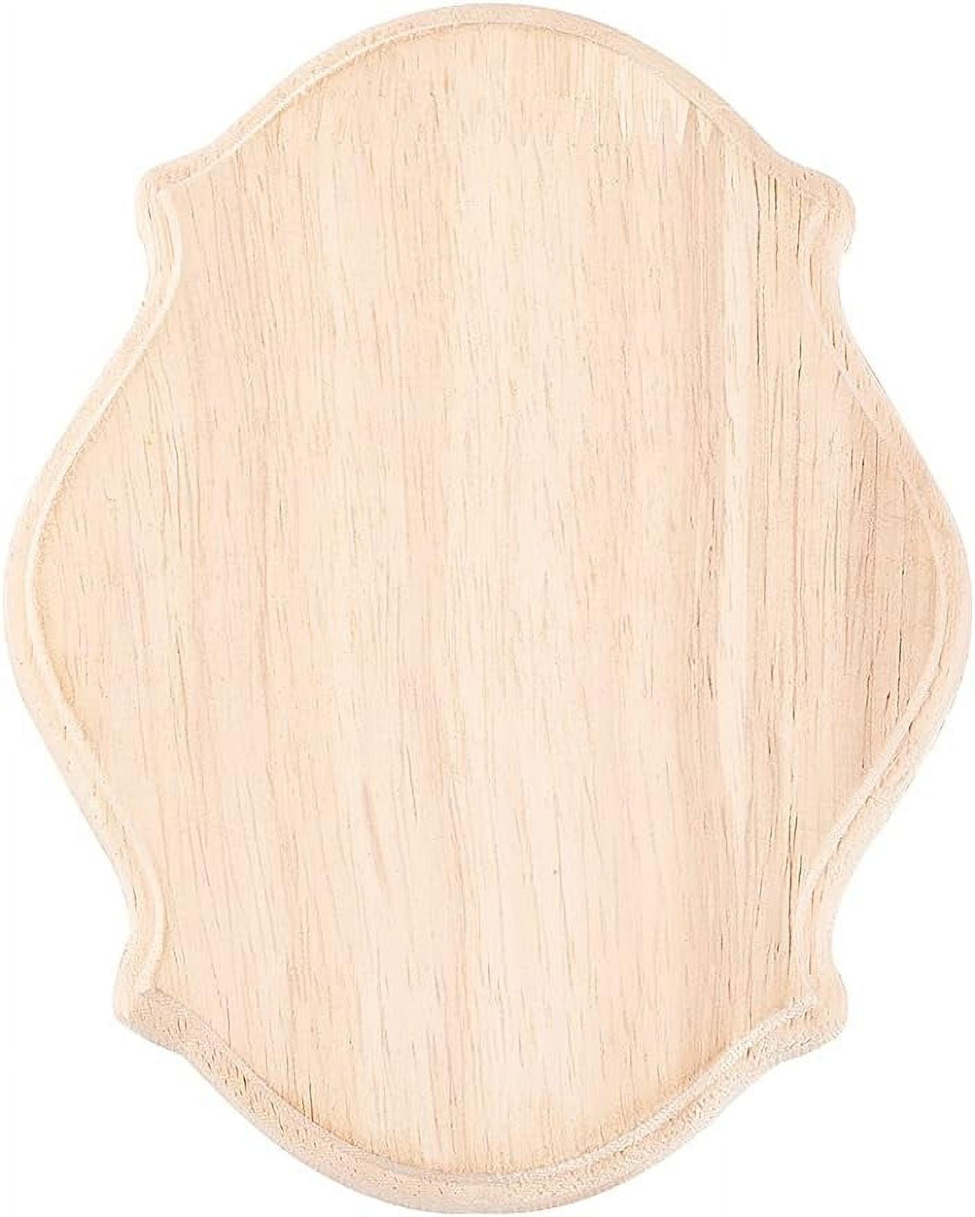 Unfinished Wood Plaque 5.9x4.8x0.7inch Oval Wooden Blank Signboards Natural Wood  Crafts for Painting Carving Burning Wood Boards for DIY Craft Projects Home  Decoration 